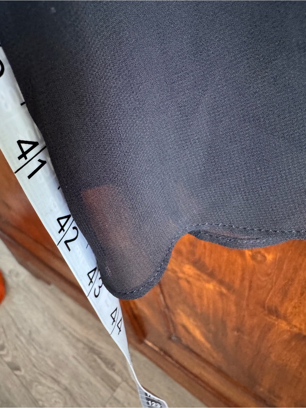 Express Black Lace Insert Sheer Maxi Skirt - Picture 5 of 8